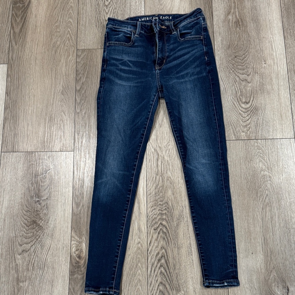 American Eagle Outfitters Women's Deep Indigo Skinny Jeans